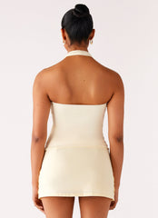 Diego Halter Top - Yellow