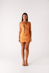 Phia Mini Dress - Orange