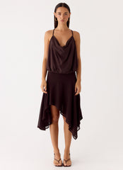 Yaz Top - Chocolate Plum