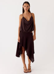 Yaz Top - Chocolate Plum