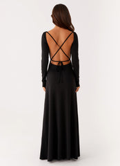 Peru Maxi Dress - Black